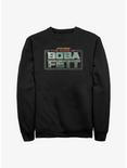 Star Wars The Book Of Boba Fett Main Logo Colors Sweatshirt, BLACK, hi-res