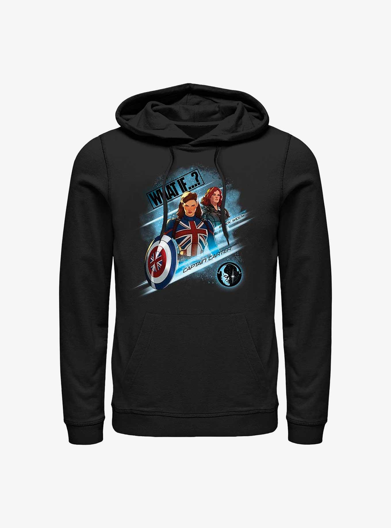 Marvel What If?? Captain Carter & Black Widow Team Up Hoodie, , hi-res