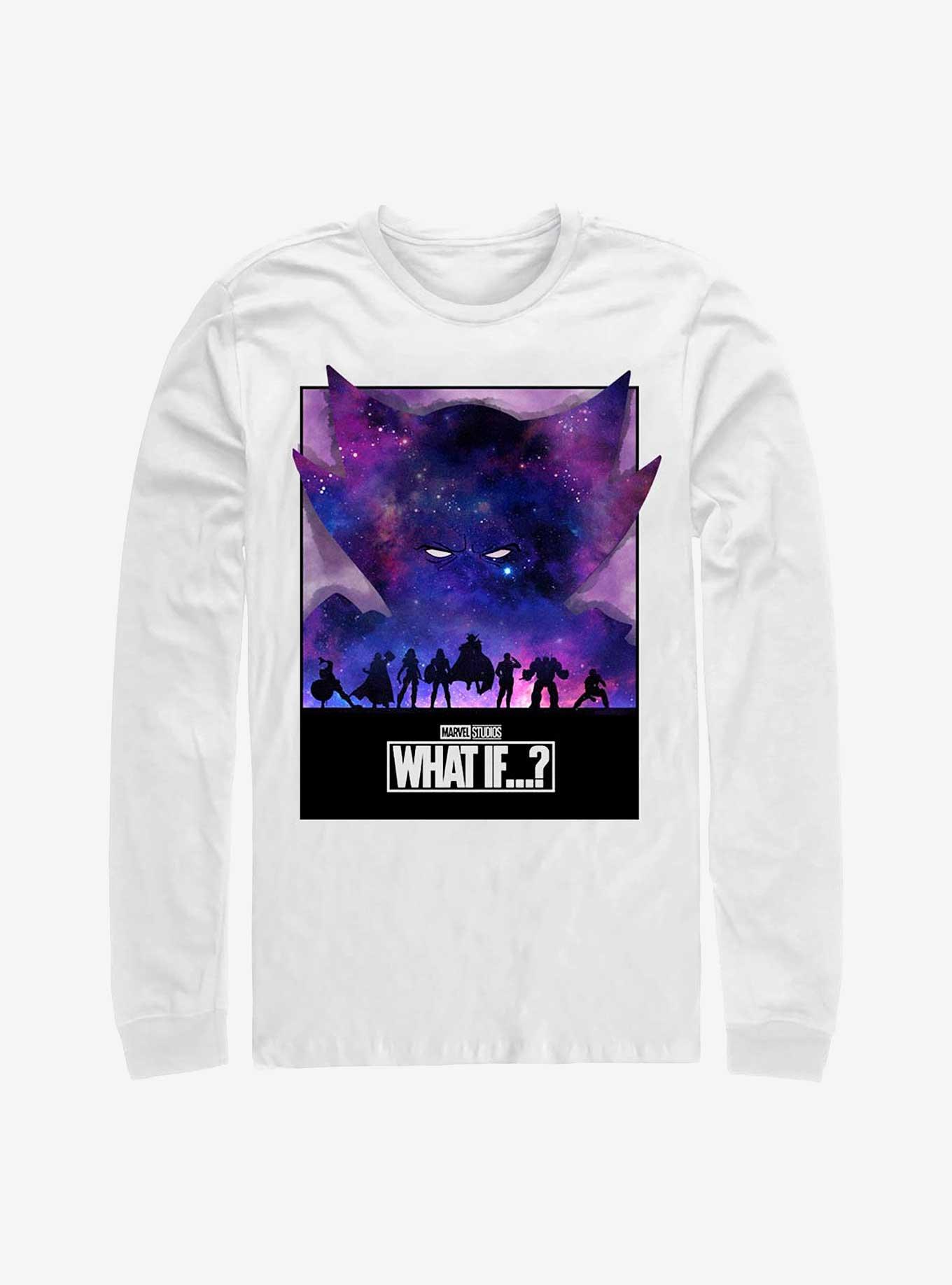 Marvel What If?? The Watcher Is The Guide Long-Sleeve T-Shirt, WHITE, hi-res