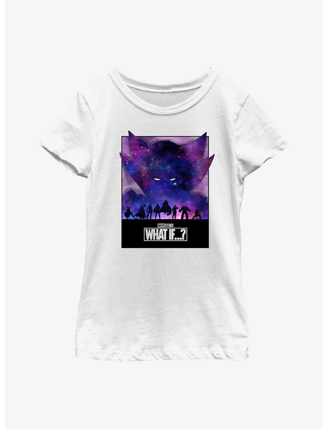 Marvel What If?? The Watcher Is The Guide Youth Girls T-Shirt, WHITE, hi-res