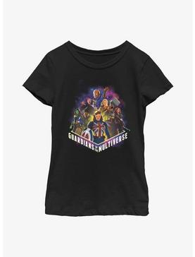 Marvel What If?? Guardians Of The Multiverse Team Up Youth Girls T-Shirt, , hi-res