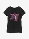 Marvel What If?? Guardians Of The Multiverse Pods Youth Girls T-Shirt, BLACK, hi-res
