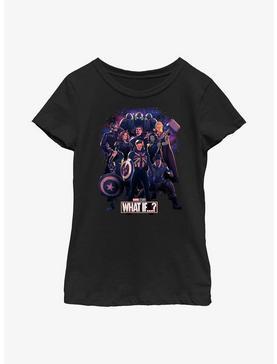 Marvel What If?? Guardians Of The Multiverse Group Youth Girls T-Shirt, , hi-res