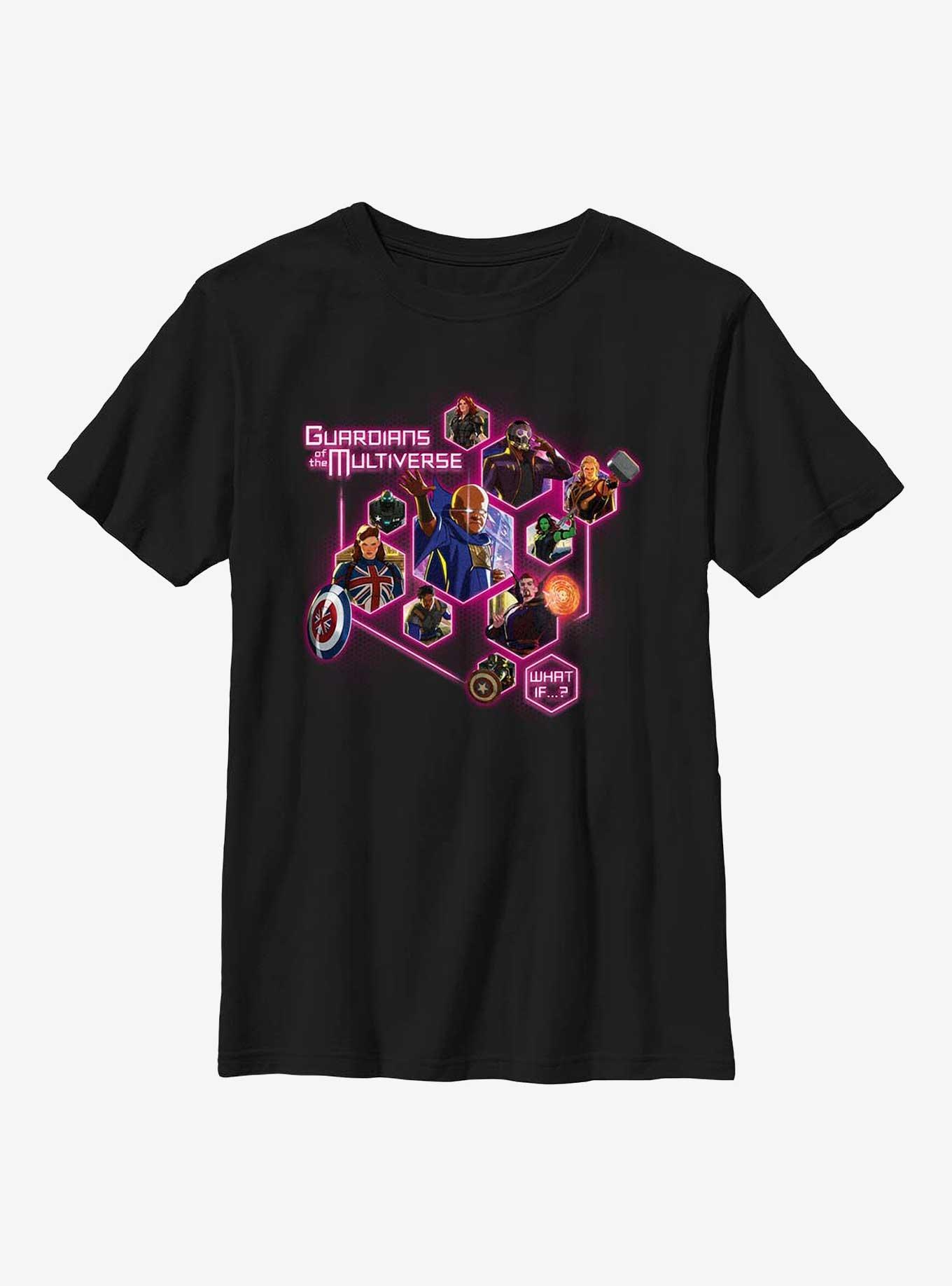 Marvel What If?? Guardians Of The Multiverse Pods Youth T-Shirt, , hi-res