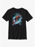 Marvel What If?? Captain Carter & Black Widow Team Up Youth T-Shirt, BLACK, hi-res