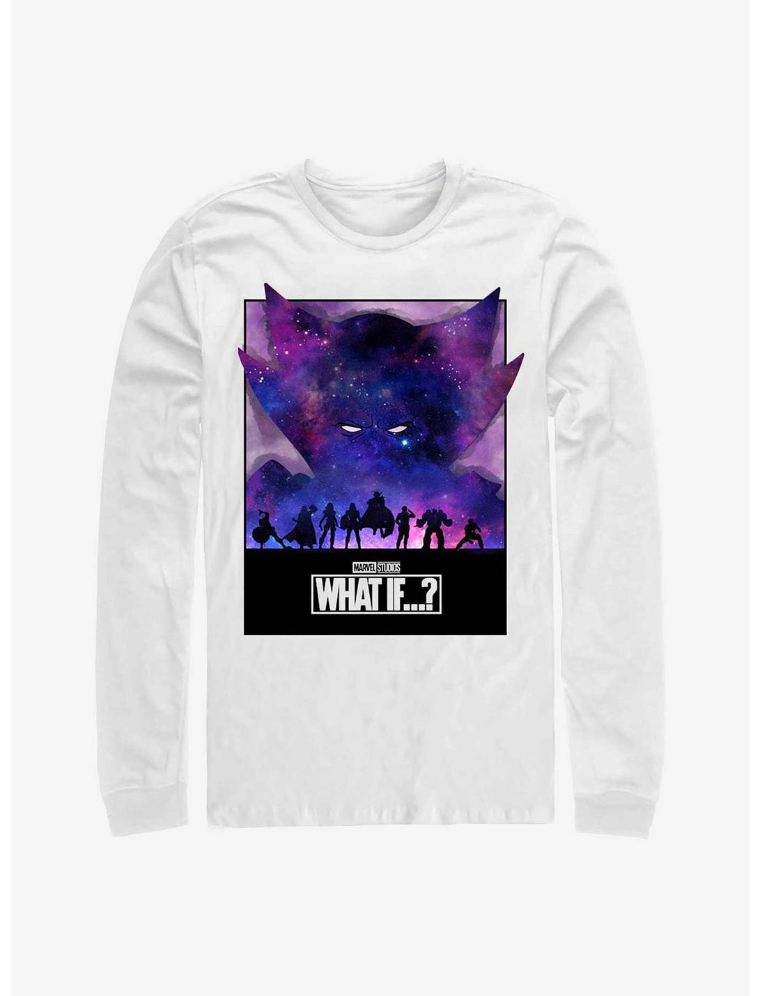 Marvel What If?? The Watcher Is The Guide Long-Sleeve T-Shirt, WHITE, hi-res