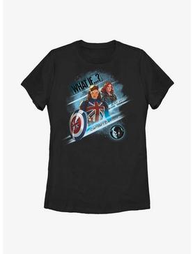 Marvel What If?? Captain Carter & Black Widow Team Up Womens T-Shirt, , hi-res