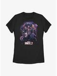 Marvel What If?? Guardians Of The Multiverse Group Womens T-Shirt, BLACK, hi-res