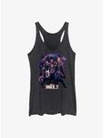 Marvel What If?? Guardians Of The Multiverse Group Womens Tank Top, BLK HTR, hi-res
