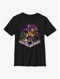 Marvel What If?? Guardians Of The Multiverse Team Up Youth T-Shirt, BLACK, hi-res