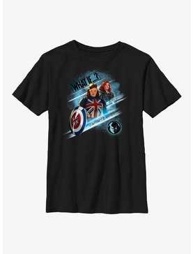 Marvel What If?? Captain Carter & Black Widow Team Up Youth T-Shirt, , hi-res