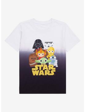 Star Wars Chibi Characters Youth Dip-Dye T-Shirt - BoxLunch Exclusive, , hi-res