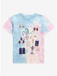 Studio Ghibli Spirited Away Icons Youth Tie-Dye T-Shirt - BoxLunch Exclusive, TIE DYE, hi-res