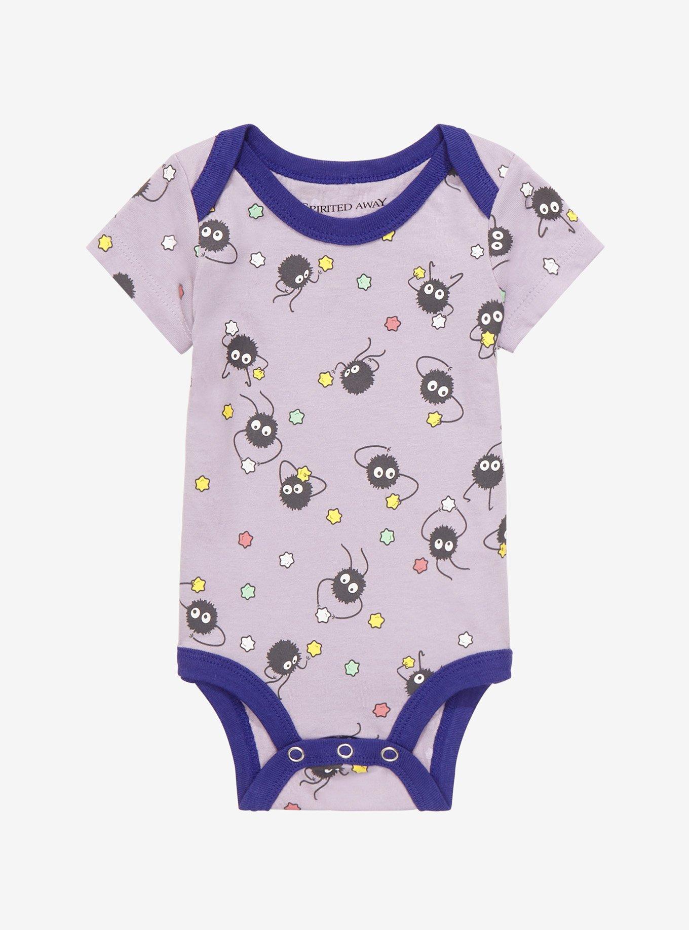 Studio Ghibli Spirited Away Soot Sprites Allover Print Infant One-Piece, , hi-res