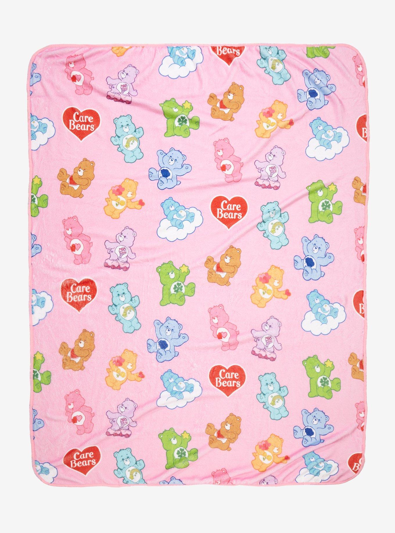 Care Bears Pink Throw Blanket