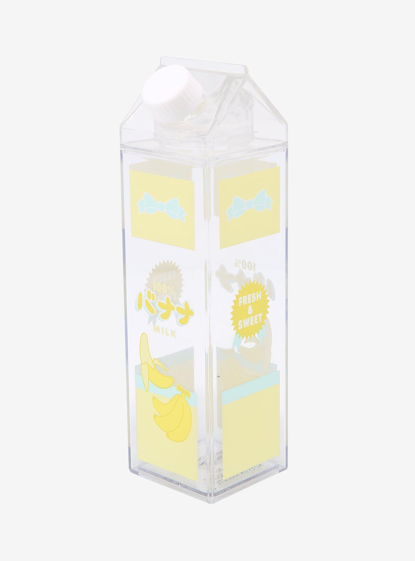 Banana Milk Carton Water Bottle, , hi-res