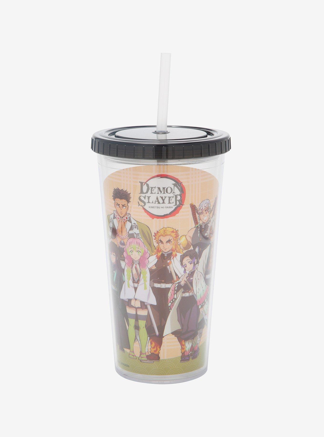 Demon Slayer: Kimetsu No Yaiba Group Acrylic Travel Cup, , hi-res