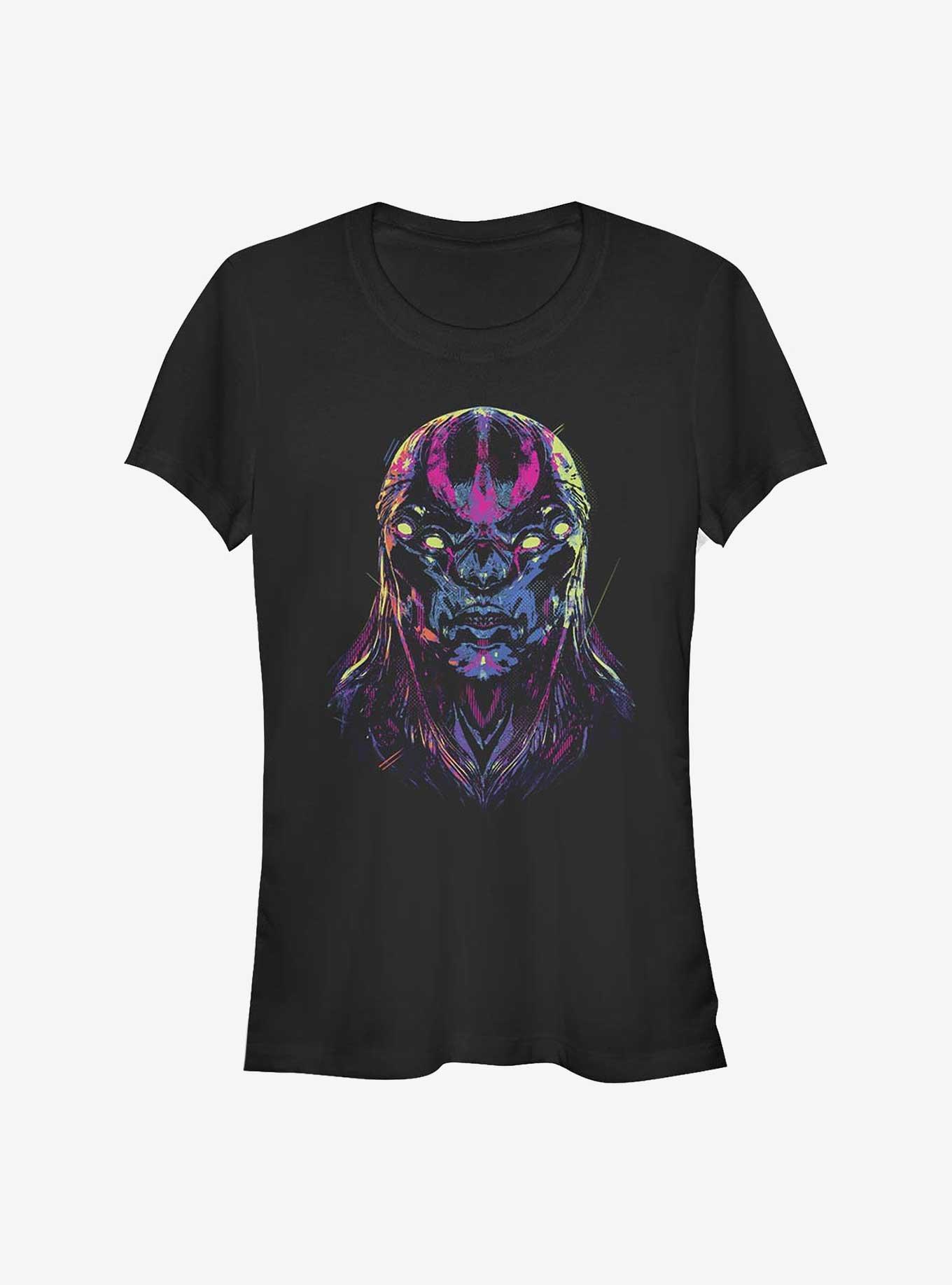 Marvel Eternals Kro Devious Face Girls T-Shirt, BLACK, hi-res