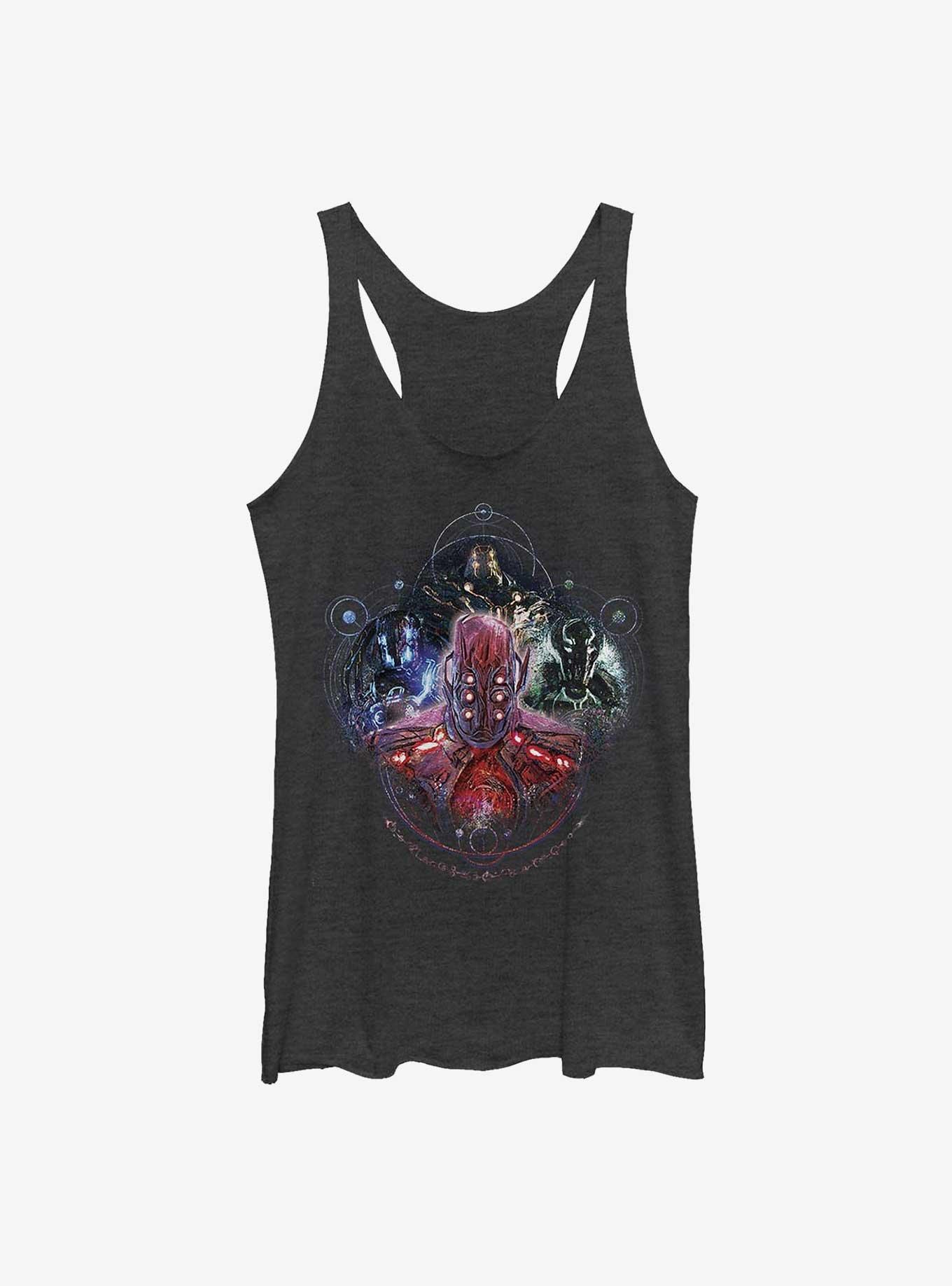 Marvel Eternals Celestials Four Girls Tank, BLK HTR, hi-res