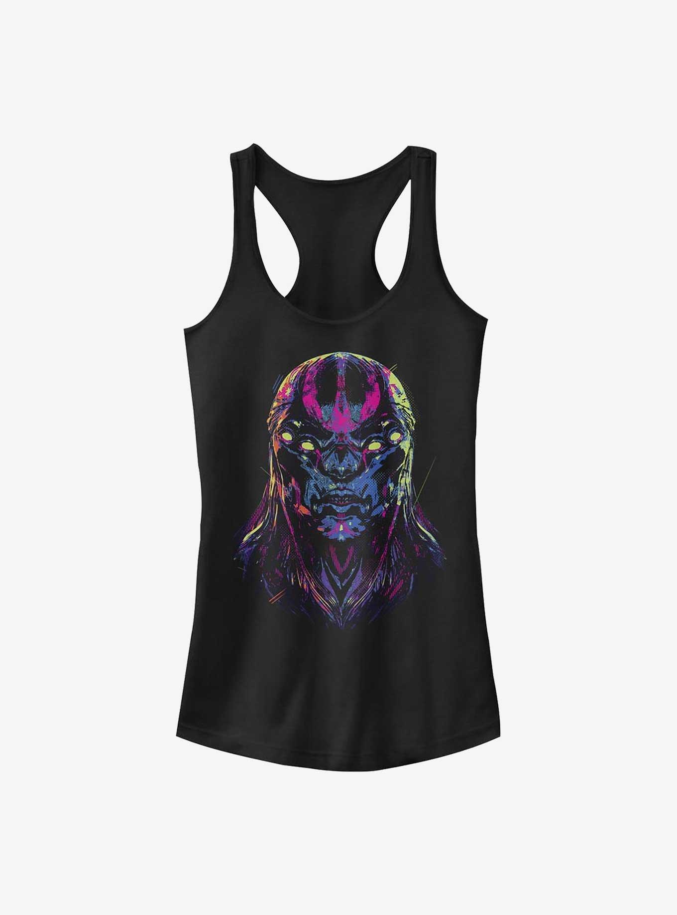 Marvel Eternals Kro Devious Face Girls Tank, BLACK, hi-res