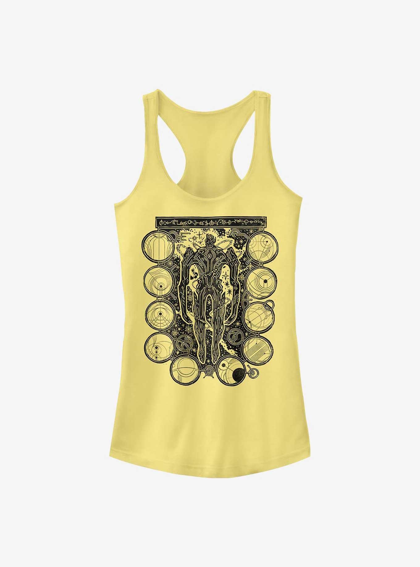 Marvel Eternals Wood Stamp Girls Tank, BANANA, hi-res