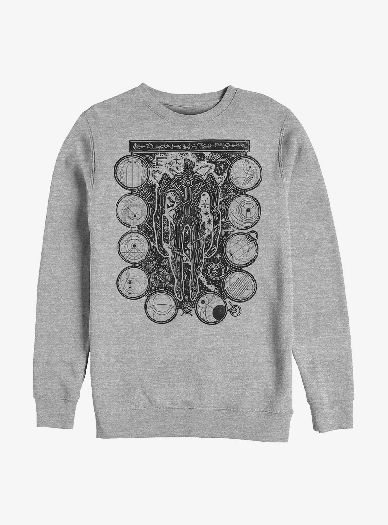 Marvel Eternals Wood Stamp Crew Sweatshirt, , hi-res