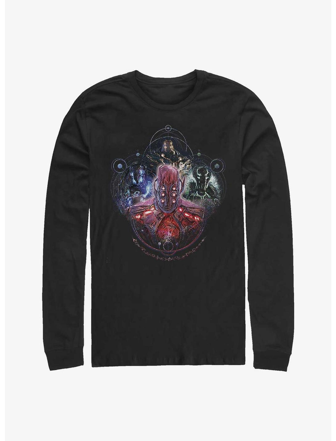Marvel Eternals Celestials Four Long-Sleeve T-Shirt, BLACK, hi-res