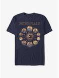 Marvel Eternals Circular Gold Heroes T-Shirt, , hi-res