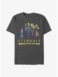 Marvel Eternals Immortals Walk The Earth T-Shirt, CHARCOAL, hi-res