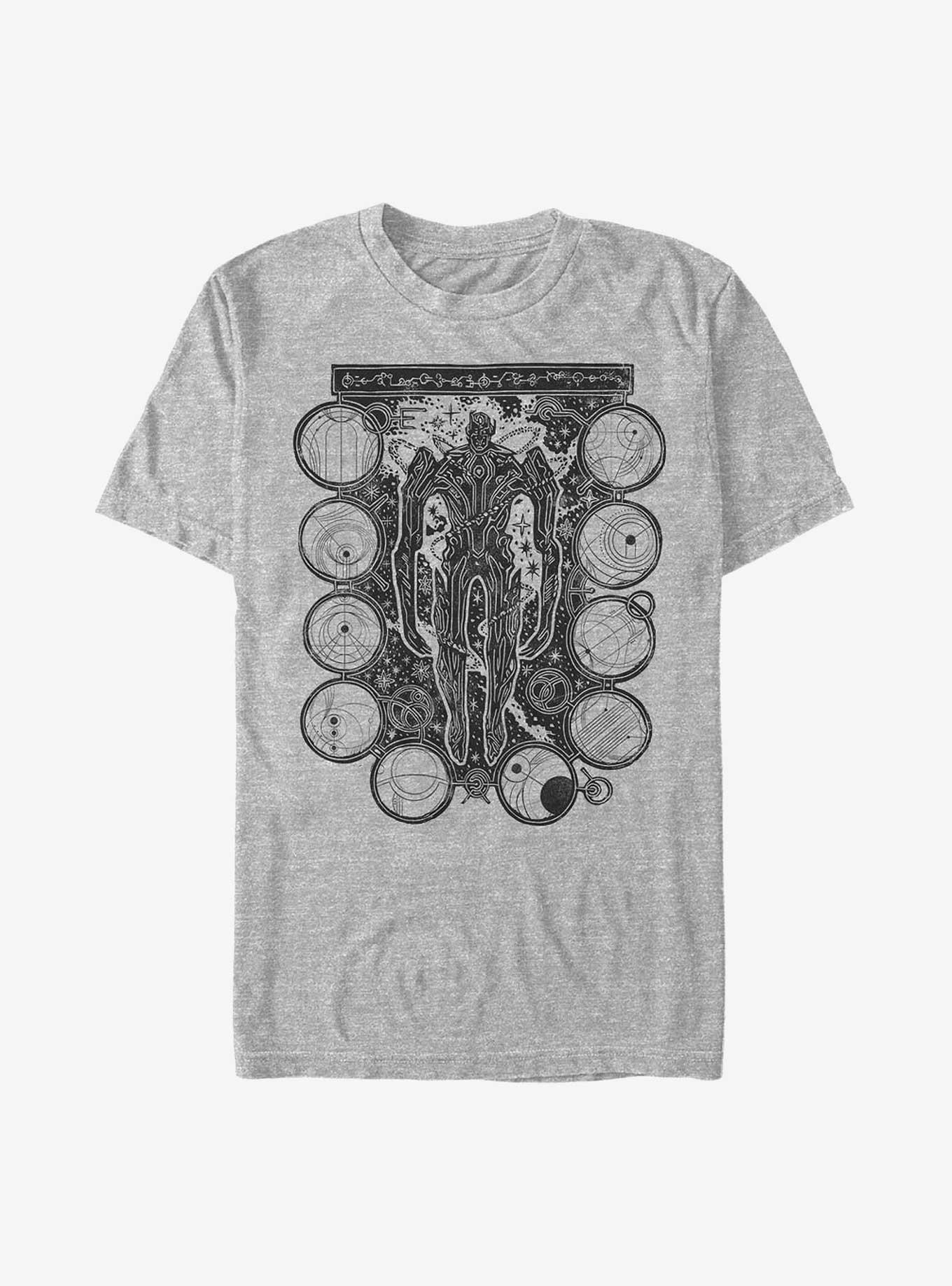 Marvel Eternals Wood Stamp T-Shirt, ATH HTR, hi-res