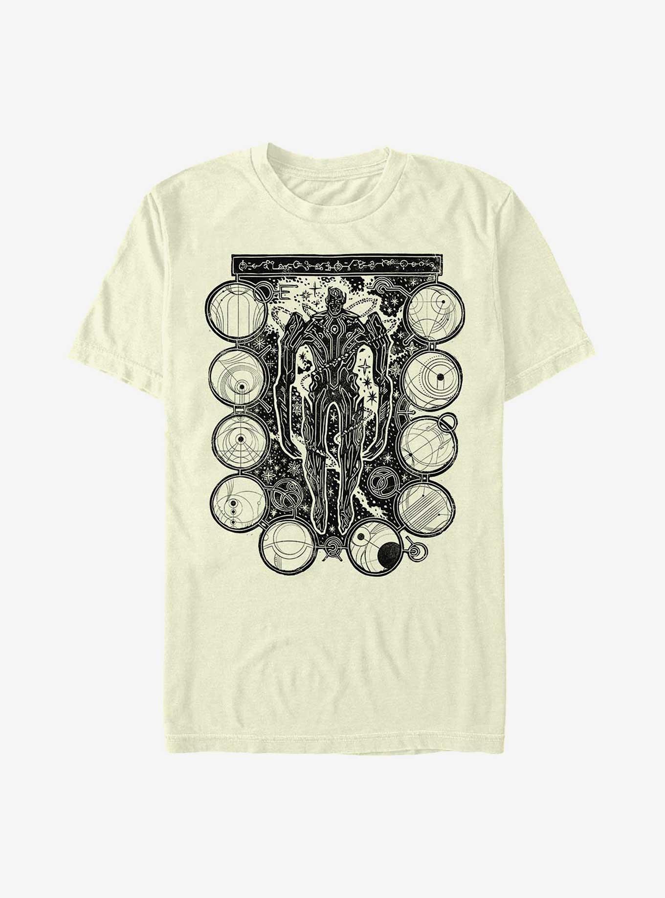 Marvel Eternals Wood Stamp T-Shirt, NATURAL, hi-res