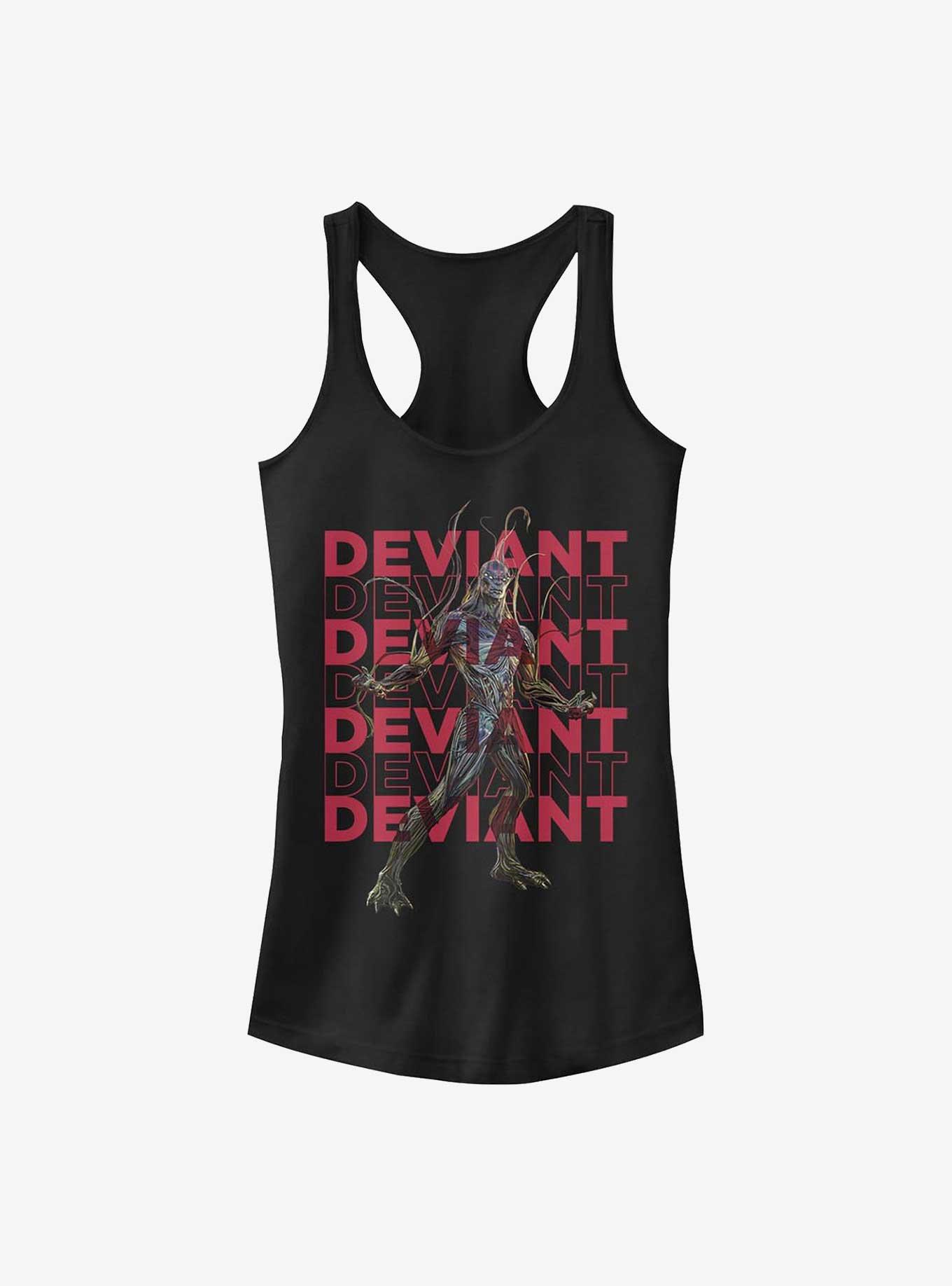 Marvel Eternals Deviant Kro Repeating Girls Tank, BLACK, hi-res