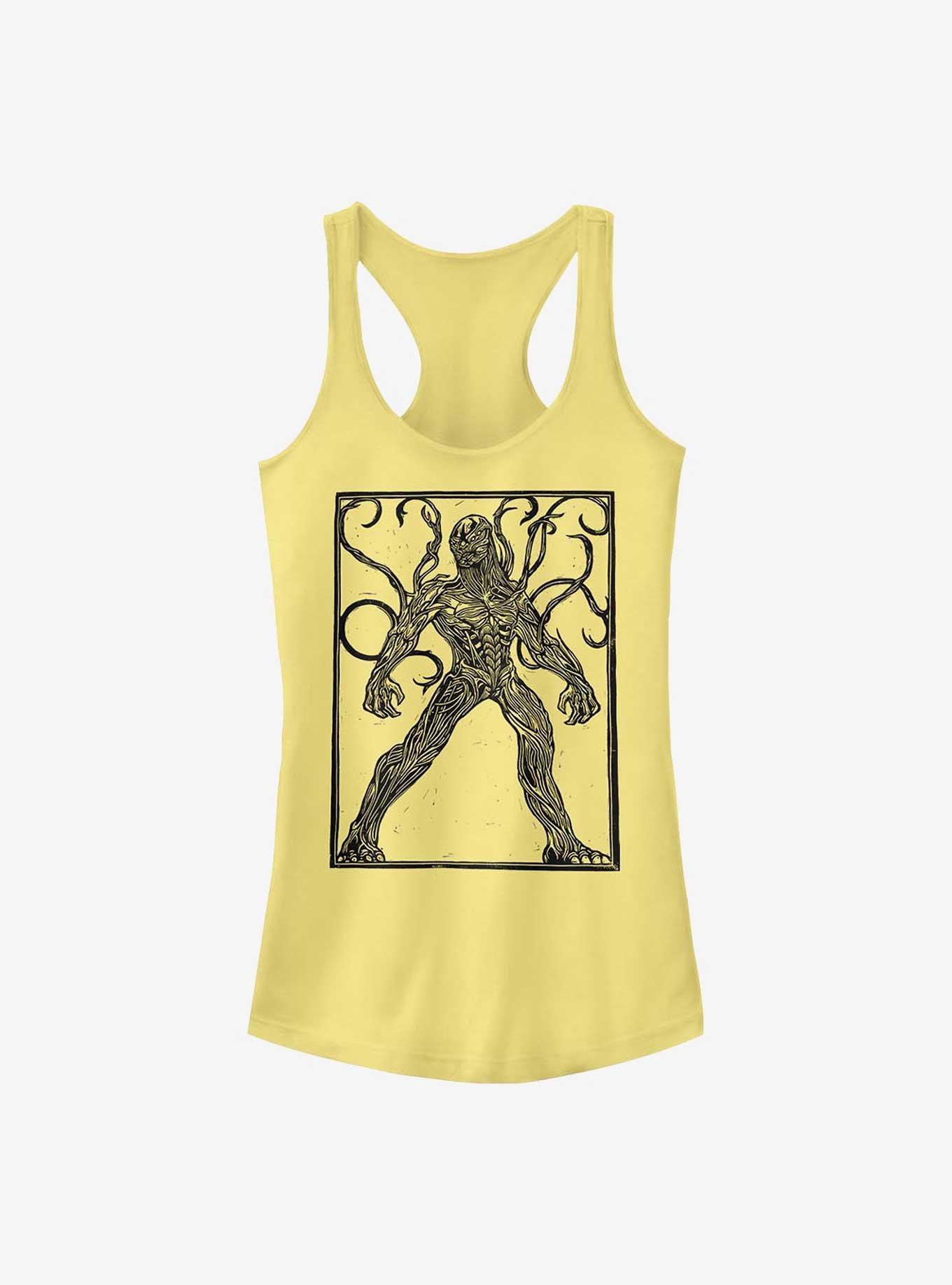 Marvel Eternals Kro Woodcut Girls Tank, BANANA, hi-res