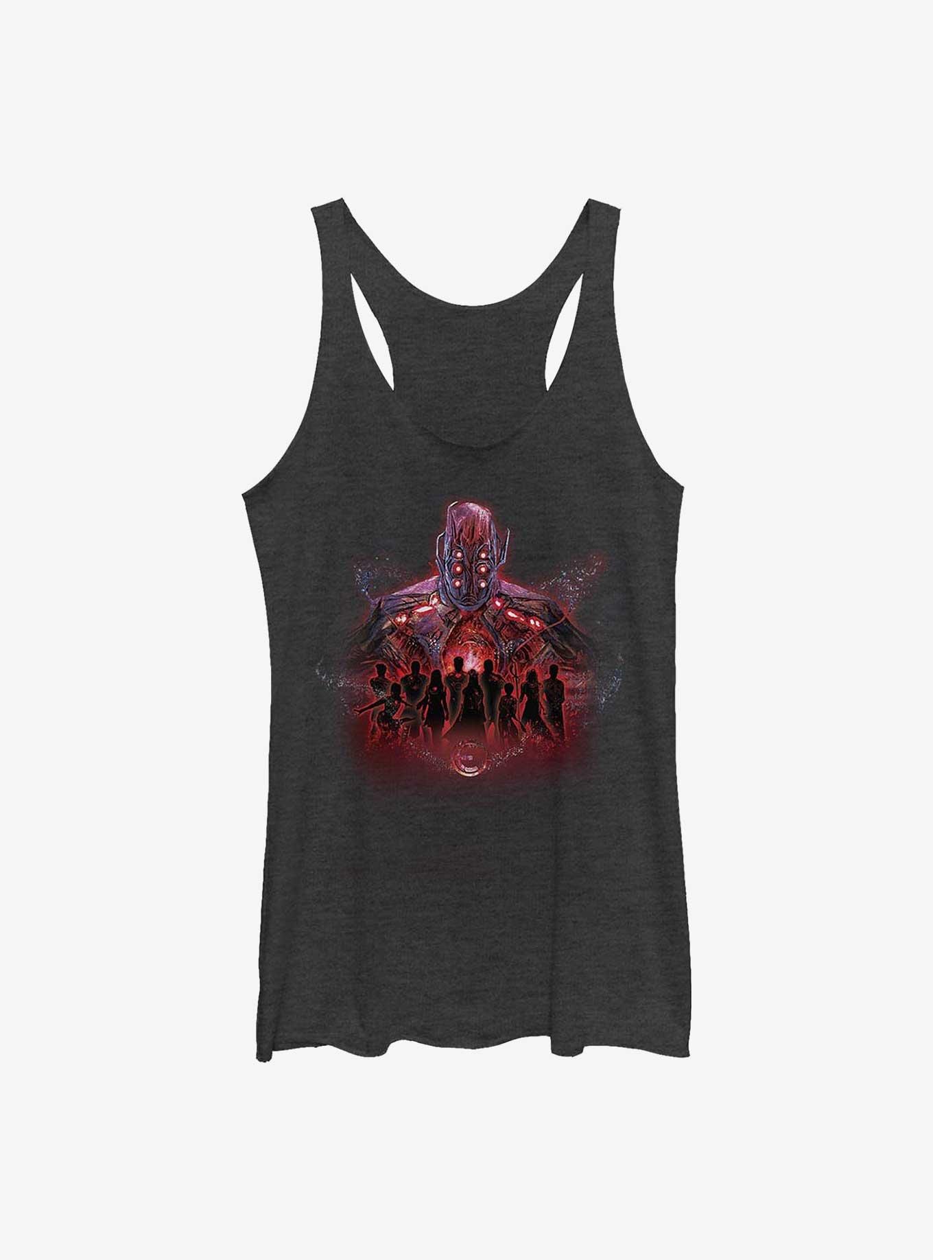 Marvel Eternals Red Eternals Girls Tank, BLK HTR, hi-res