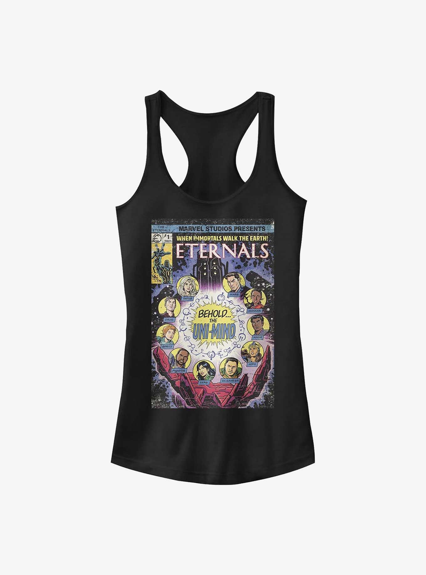 Marvel Eternals Vintage Comic Girls Tank, BLACK, hi-res