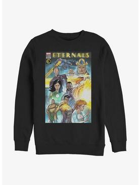 Marvel Eternals Group Comic Cover Crew Sweatshirt, , hi-res