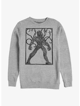 Marvel Eternals Kro Woodcut Crew Sweatshirt, ATH HTR, hi-res