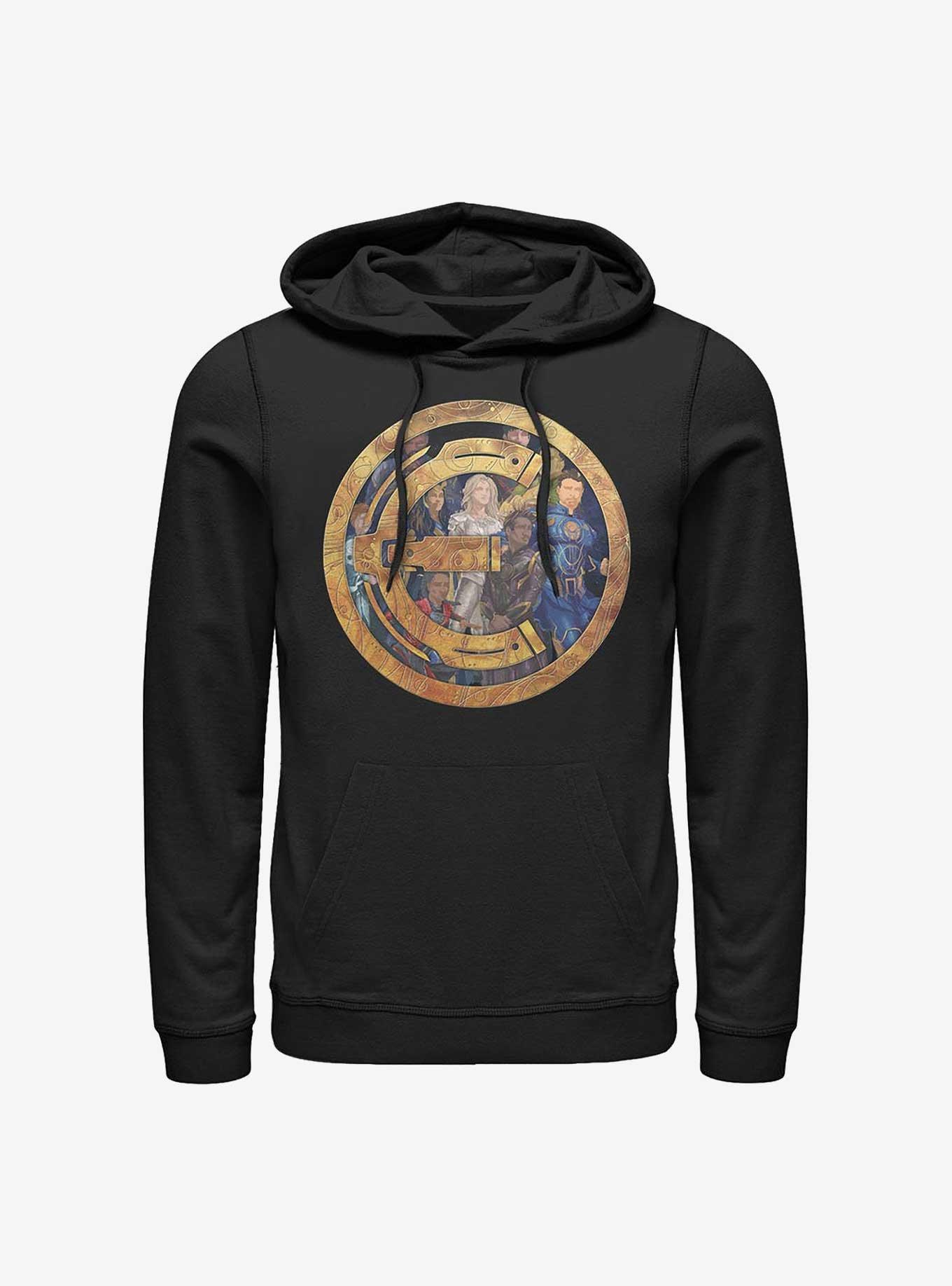 Marvel Eternals Badge Group Shot Hoodie, BLACK, hi-res