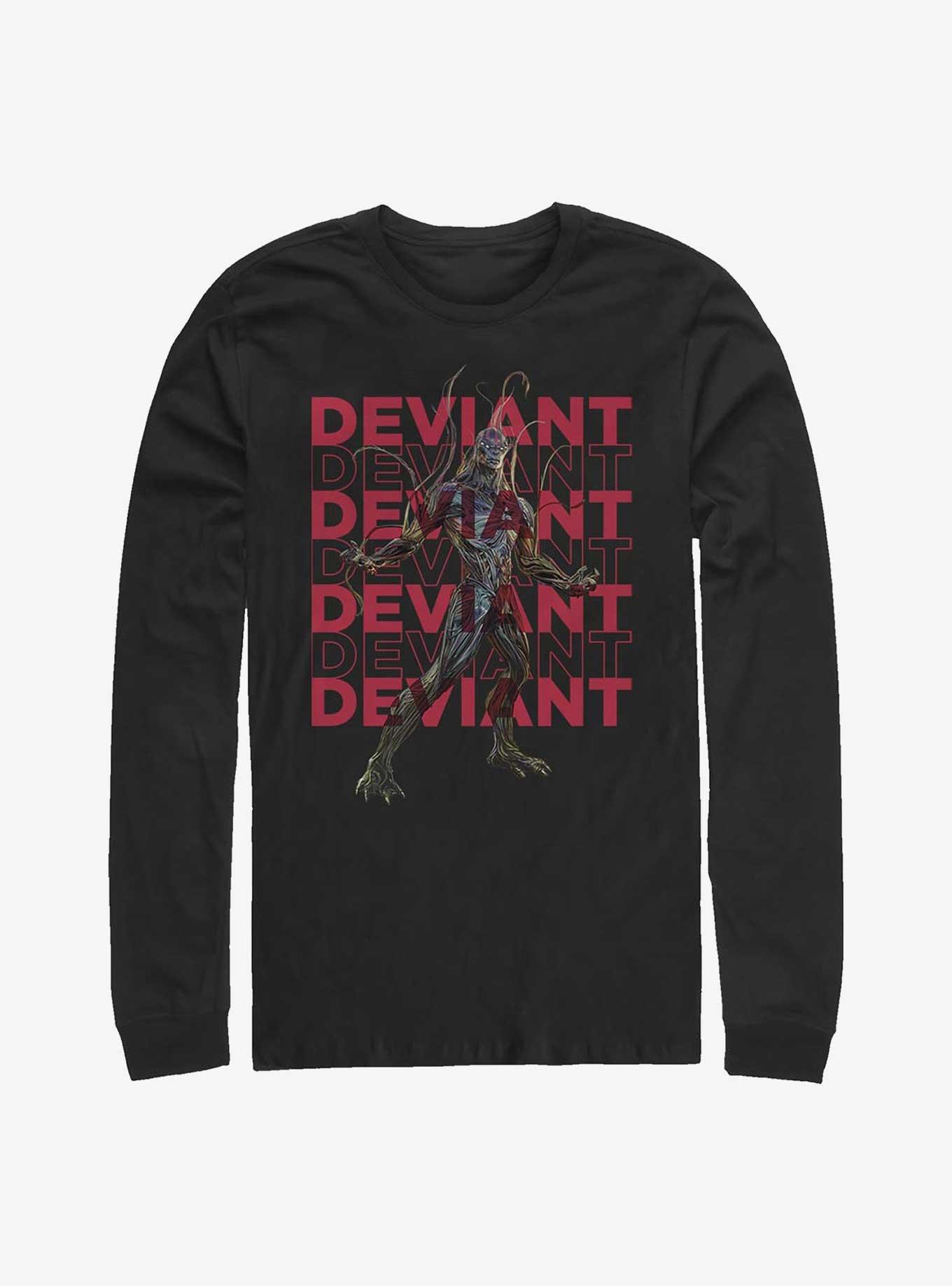 Marvel Eternals Deviant Kro Repeating Long-Sleeve T-Shirt