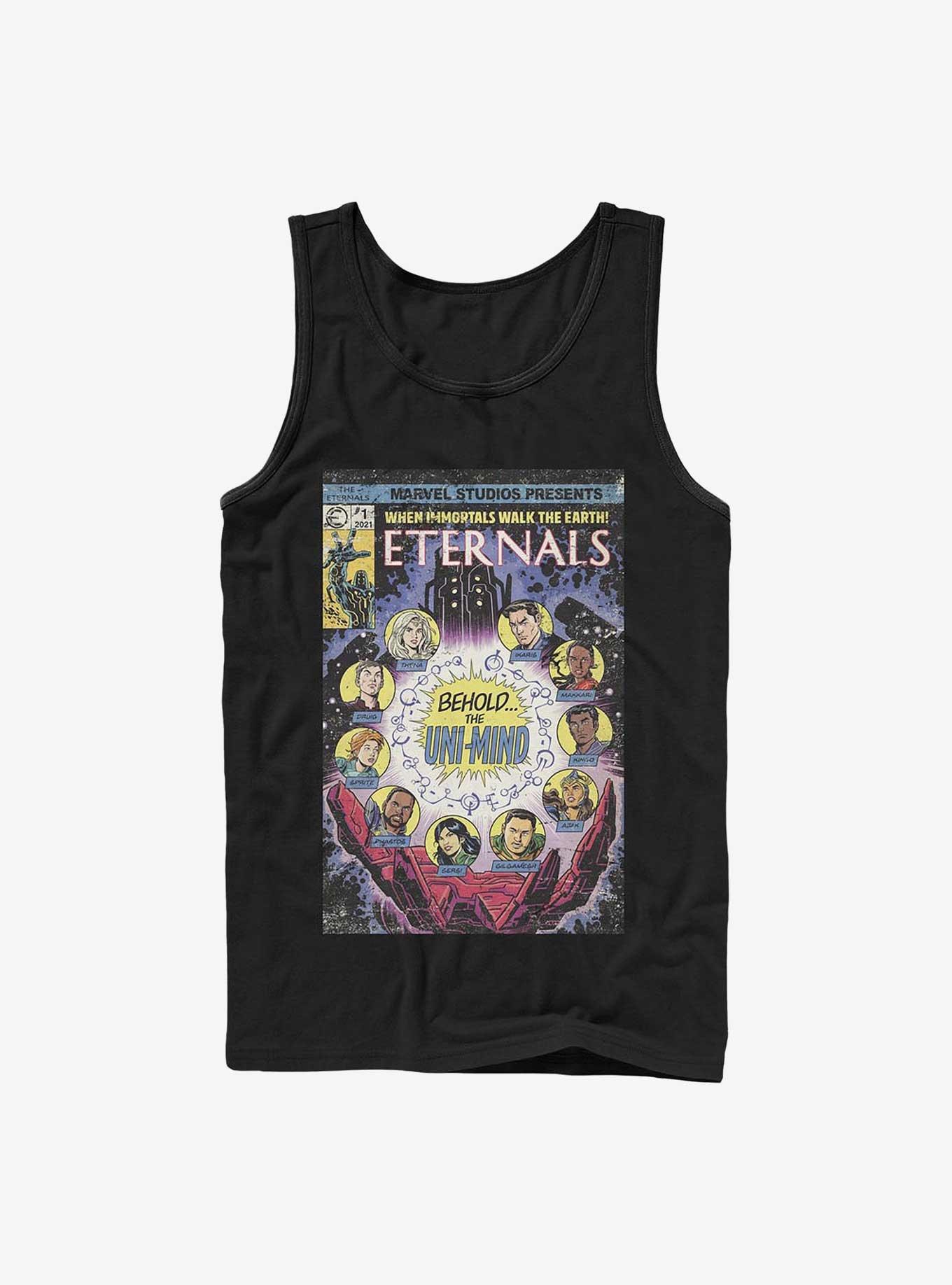 Marvel Eternals Vintage Comic Tank, BLACK, hi-res