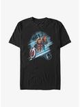 Marvel What If?? Captain Carter & Black Widow Team Up T-Shirt, BLACK, hi-res