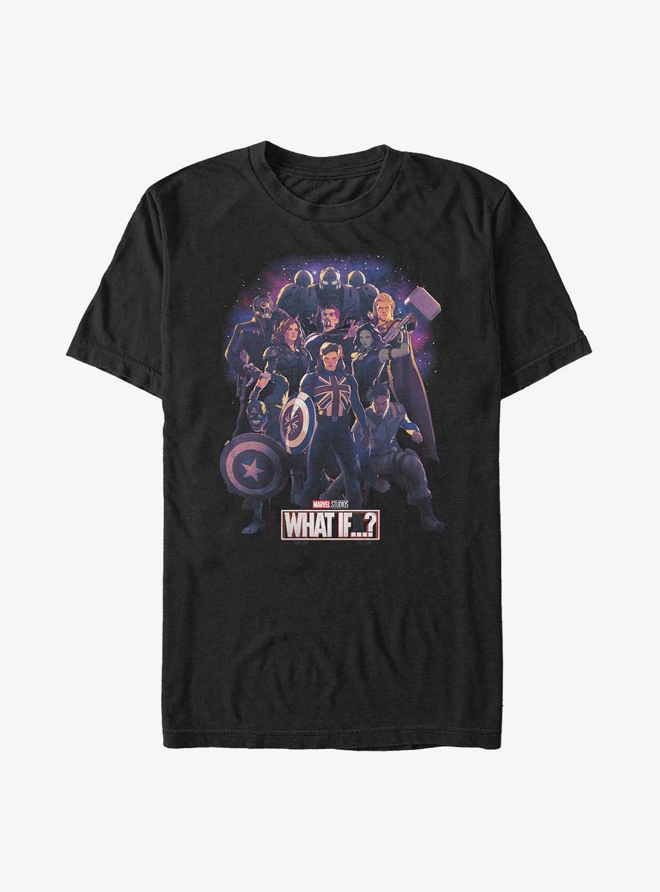 Marvel What If?? Guardians Of The Multiverse Group T-Shirt, , hi-res view 1