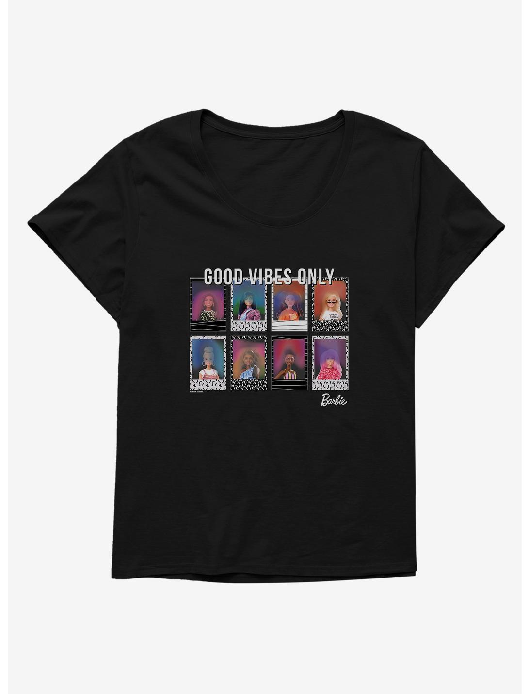 Barbie Halloween Good Vibes Only Womens T-Shirt Plus Size, BLACK, hi-res