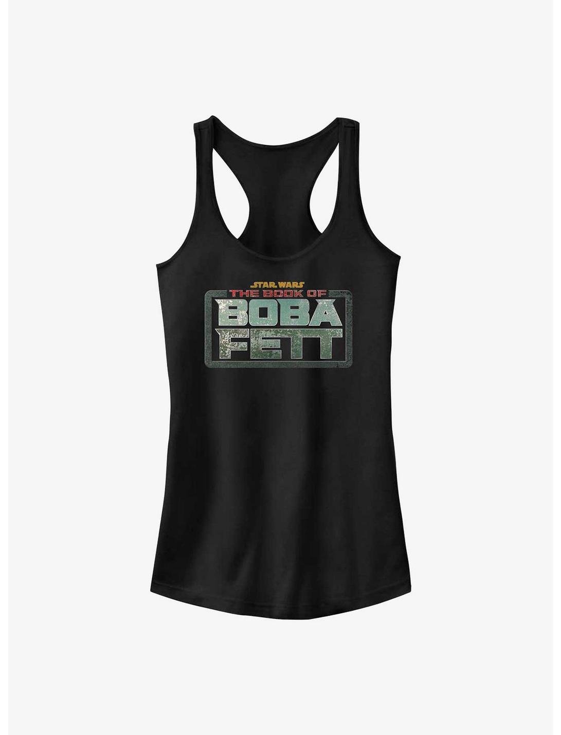 Star Wars The Book of Boba Fett Main Logo Girls Tank Top, BLACK, hi-res
