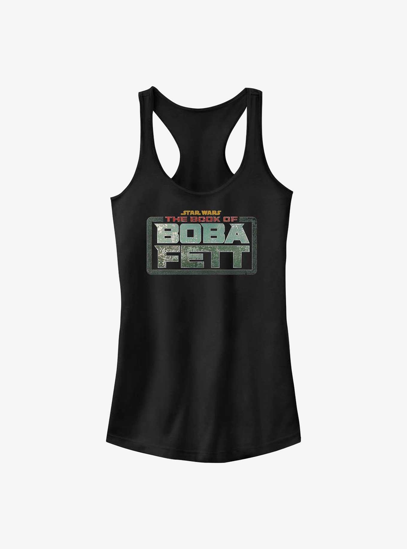 Star Wars The Book of Boba Fett Main Logo Girls Tank Top, BLACK, hi-res