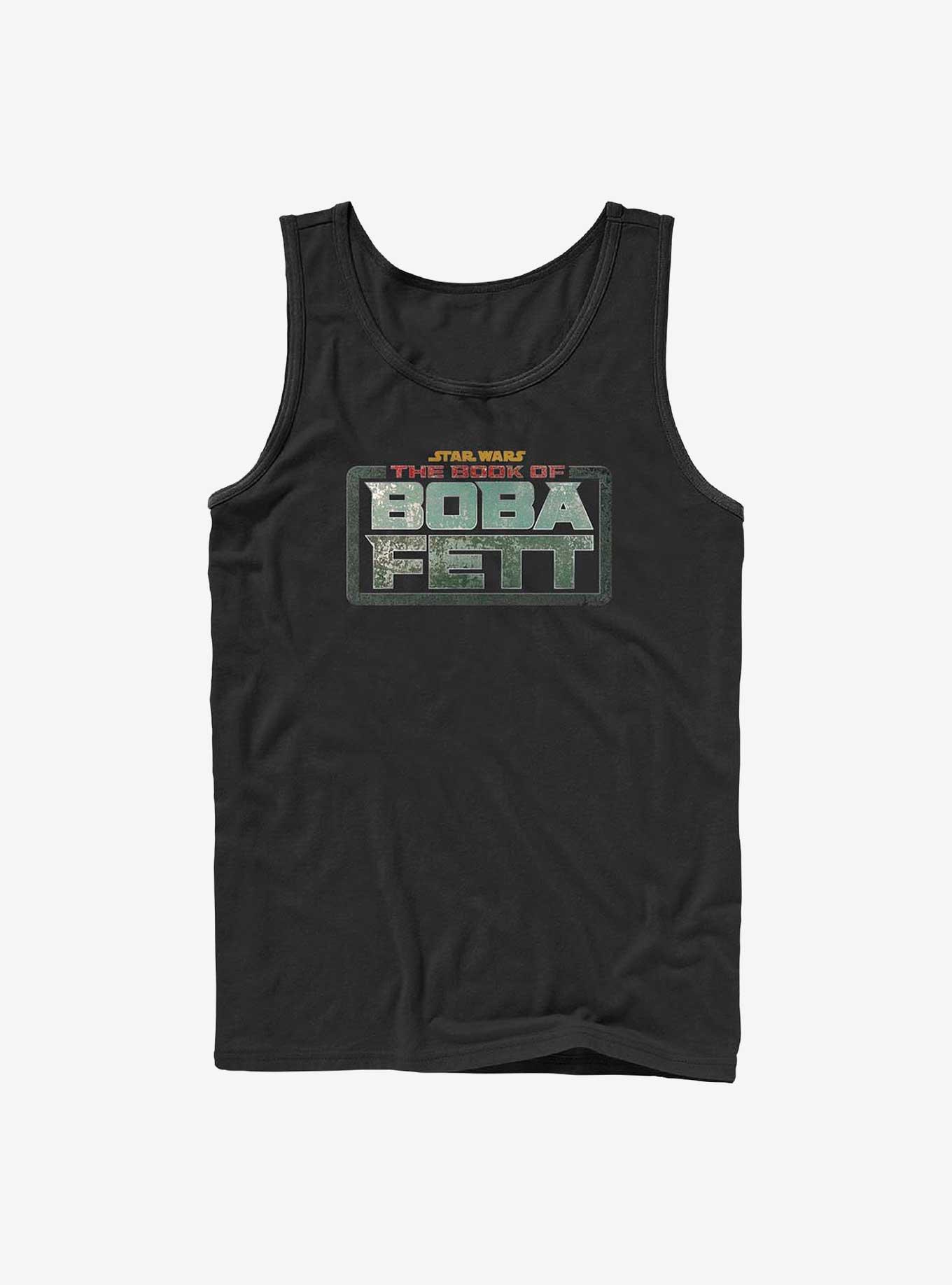 Star Wars The Book of Boba Fett Main Logo Tank Top, BLACK, hi-res