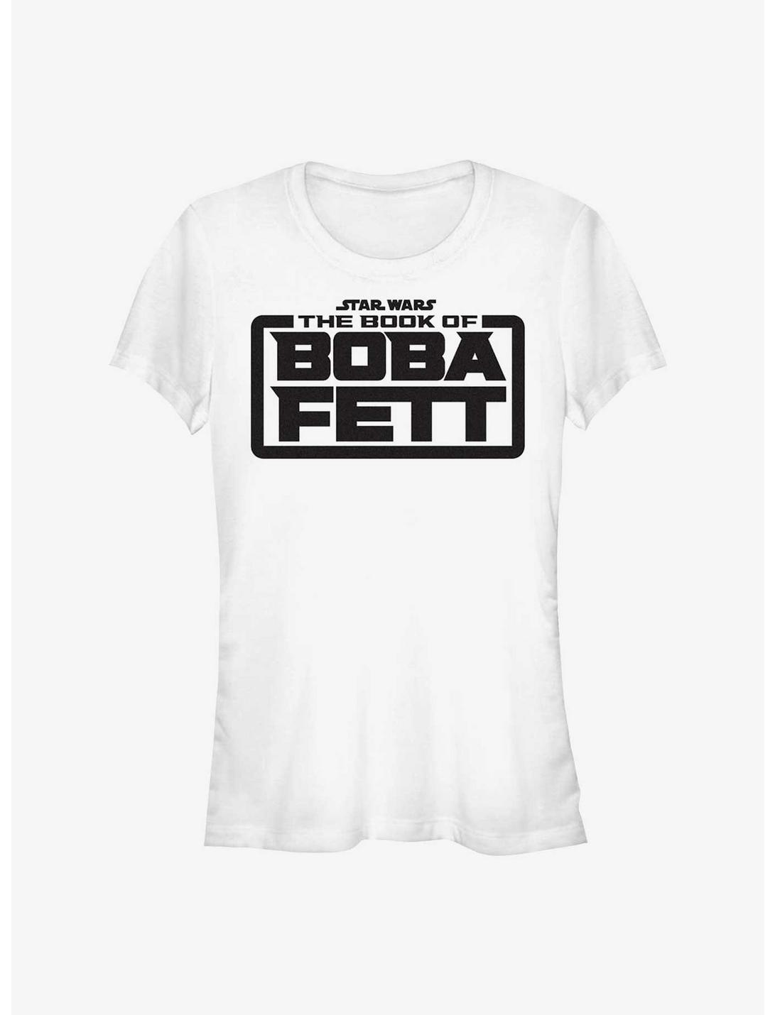 Star Wars The Book of Boba Fett - Basic Logo Girls T-Shirt, WHITE, hi-res