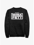 Star Wars The Book of Boba Fett - Basic Logo Crew Sweatshirt, BLACK, hi-res