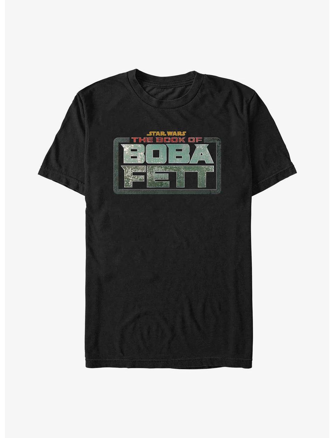 Star Wars The Book of Boba Fett Main Logo T-Shirt, BLACK, hi-res