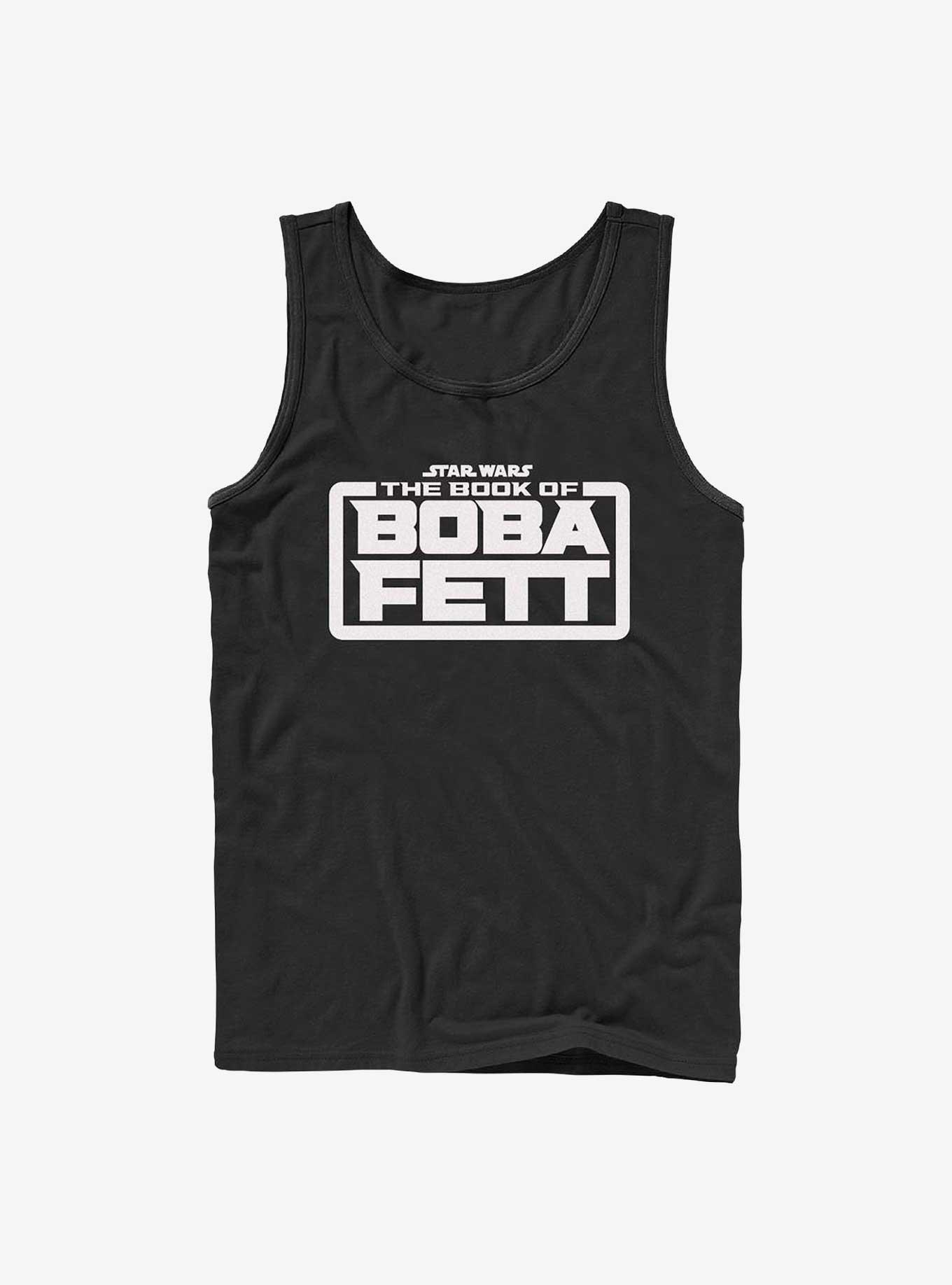 Star Wars The Book of Boba Fett - Basic Logo Tank, BLACK, hi-res